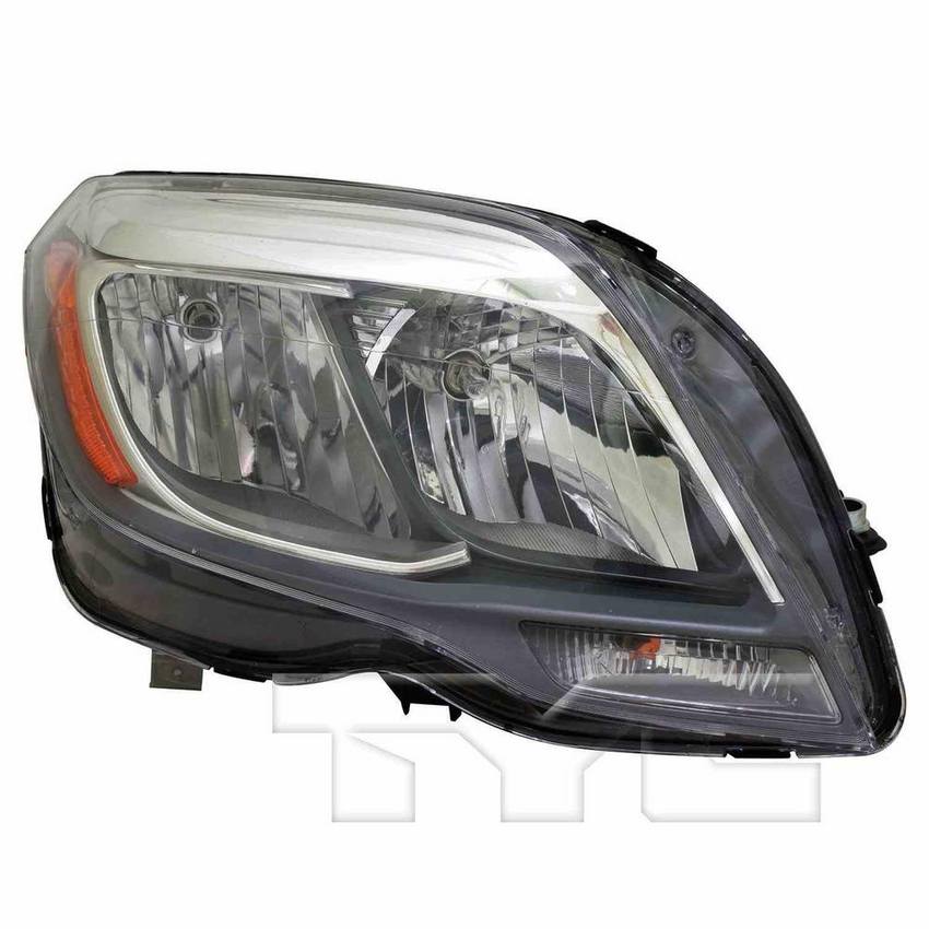 Mercedes Headlight Assembly - Passenger Side (Halogen) 2048204239 - TYC 20981100